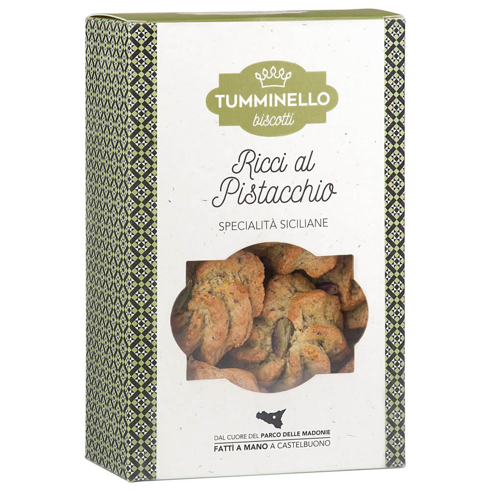 Tumminello Ricci with Pistachios Biscuits